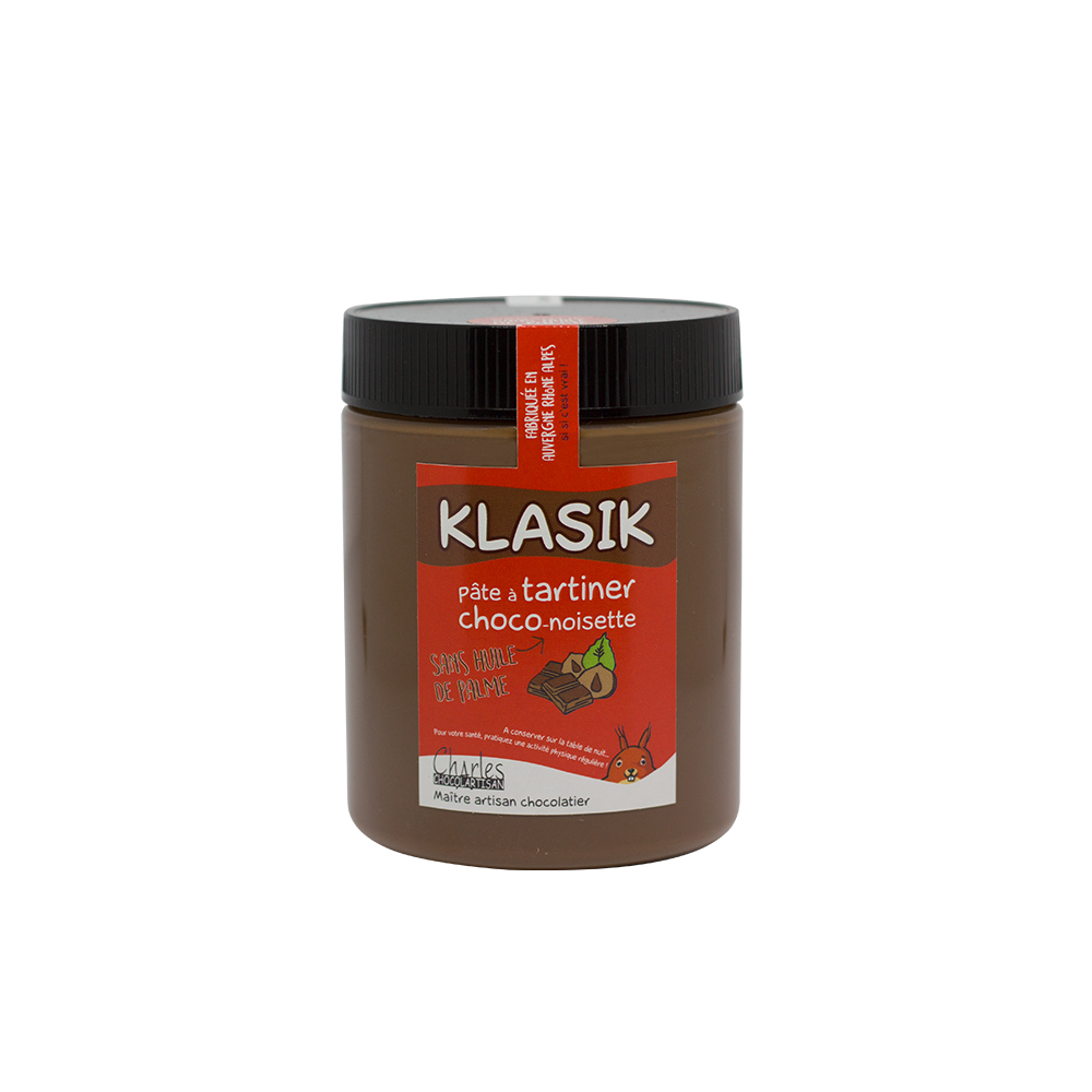Klasik - pâte à tartiner chocolat lait noisettes sans huile de palme - 570 g