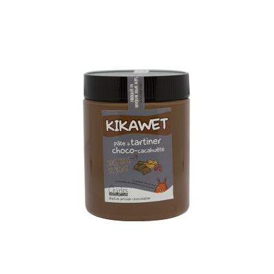 Kikawet - pâte à tartiner chocolat lait cacahuète - 570 g