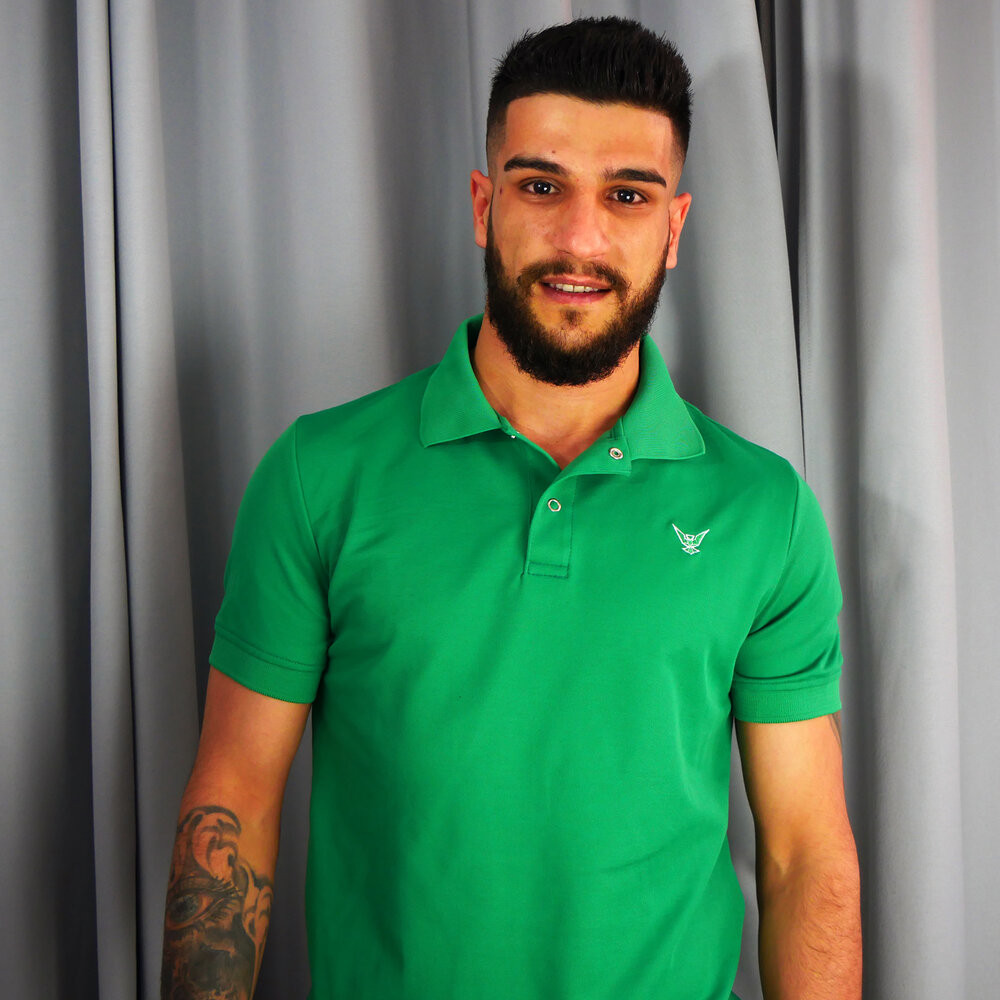 Polo VERT homme - Manches courtes