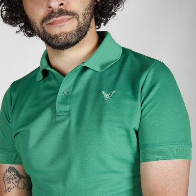 Polo VERT homme - Manches courtes