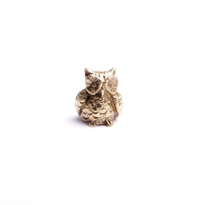 Chouette miniature Chouette décoration animaux Animal porte bonheur Chouette figurine miniature 