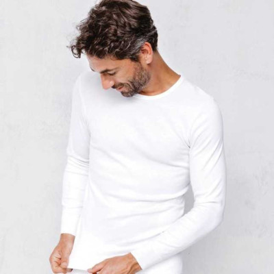 Tshirt thermique Homme – Blanc L'INTERLOCK