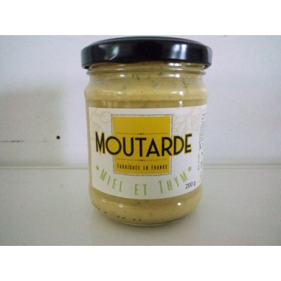 Moutarde au miel et thym