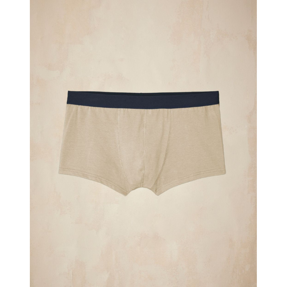 Boxer court coton Bio - Naturel