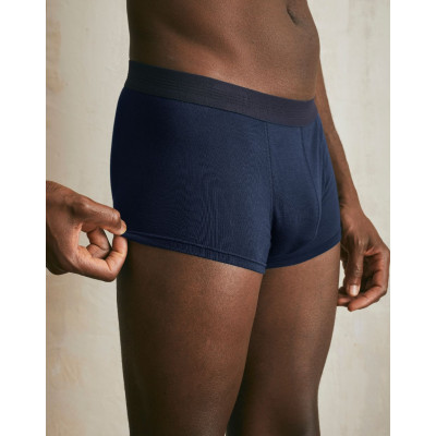 Boxer court coton Bio - Marine