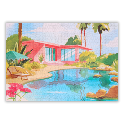 Puzzle 1000 pièces : The Palm Springs oasis