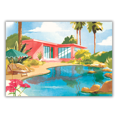 Puzzle 1000 pièces : The Palm Springs oasis