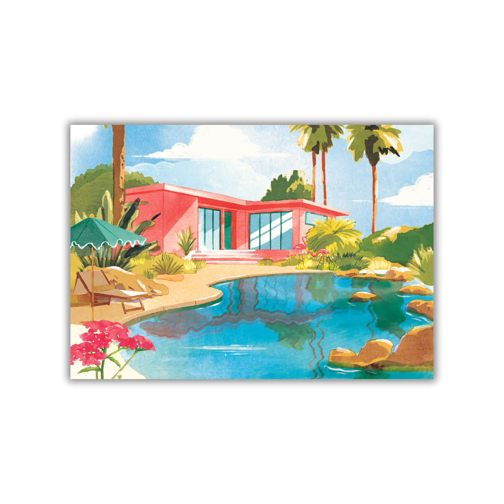 Puzzle 1000 pièces : The Palm Springs oasis