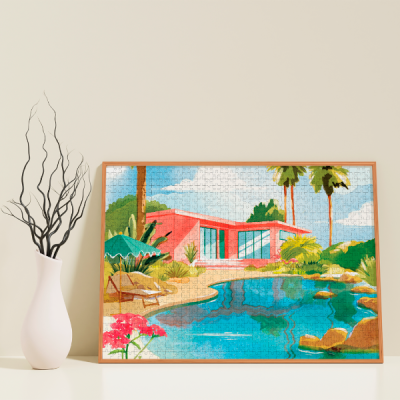 Puzzle 1000 pièces : The Palm Springs oasis