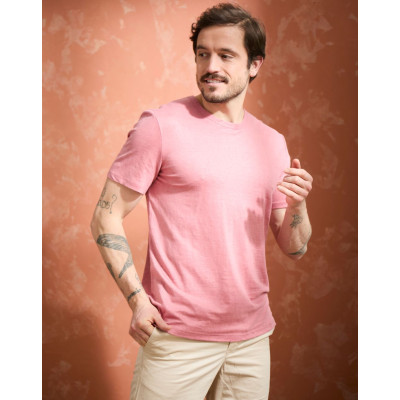 T-shirt homme 100%  Lin - Vieux Rose