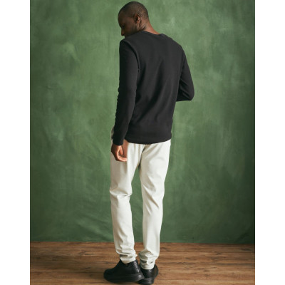 T-shirt épais ML en Coton Bio - Noir