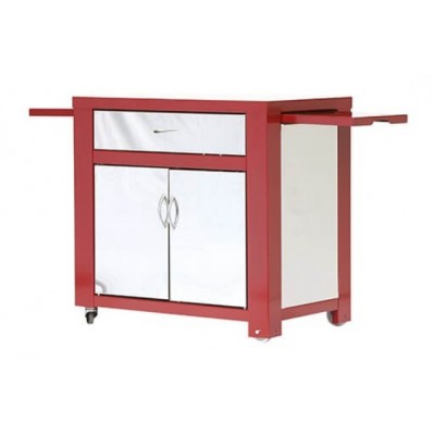 DESSERTE PLANCHA ACIER EPOXY ET INOX