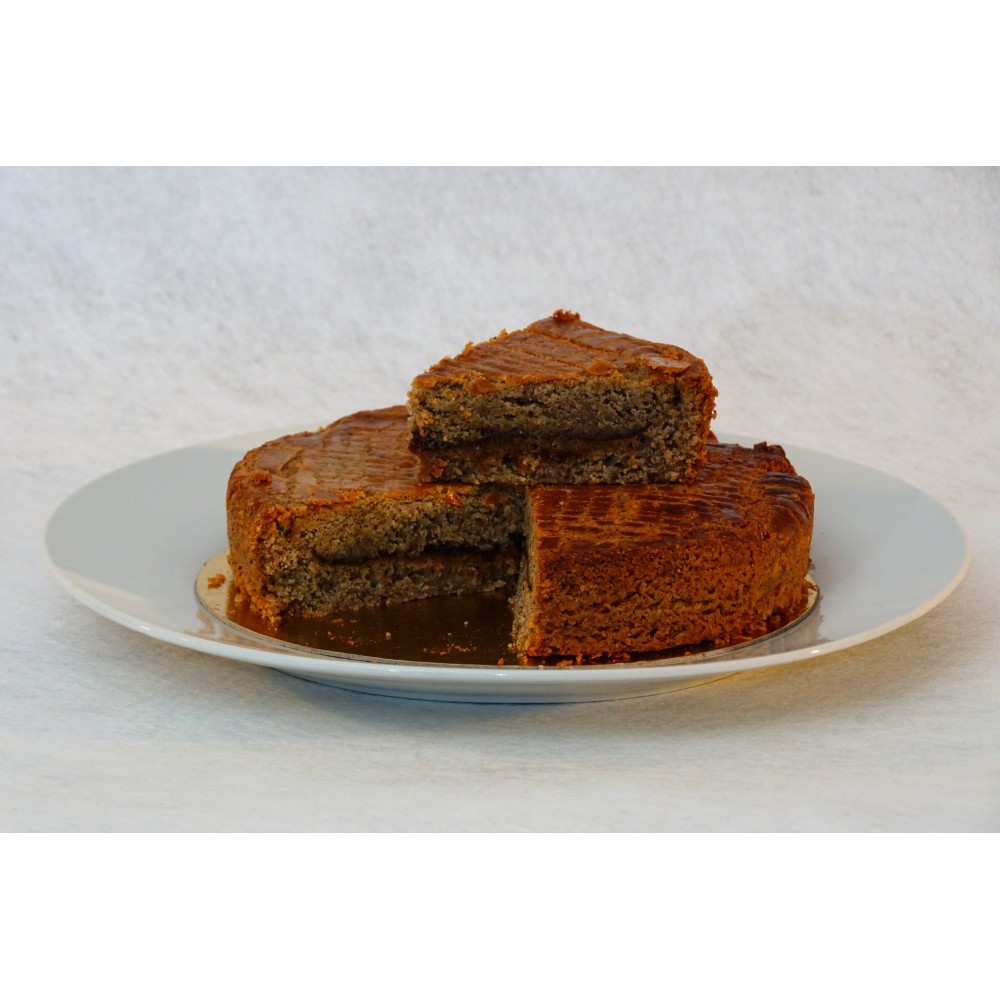 Gâteau breton blé noir framboise