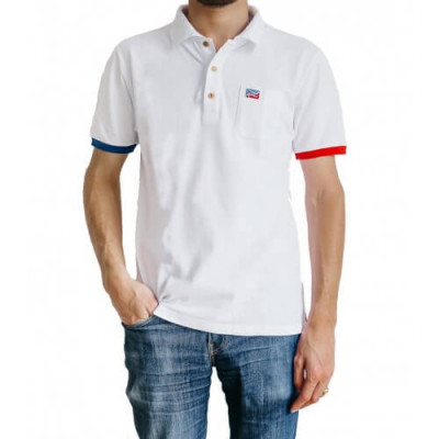 Polo Blanc céleste pour homme
