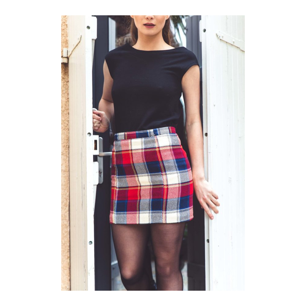Jupe taille haute 100% Made in France