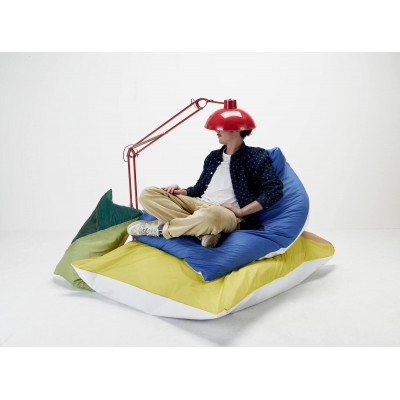 POUF CUMUBERLINGUS ROUGE