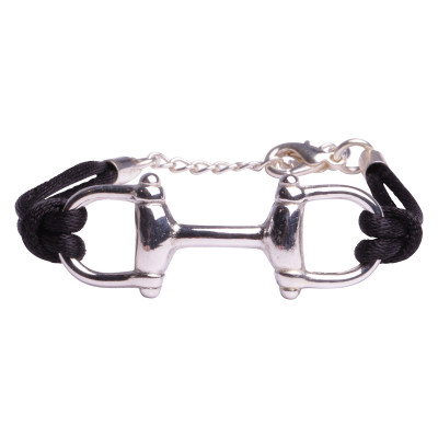 Bracelet Femme Mort à Cheval couleur Argent ou Doré Ajustable en Taille.
