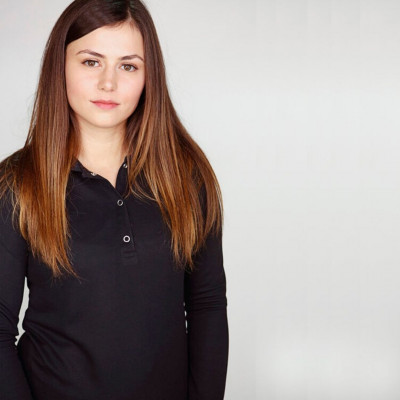 Polo NOIR femme Fondateur - Manche longues