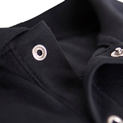 Polo NOIR homme fondateur - Manches longues