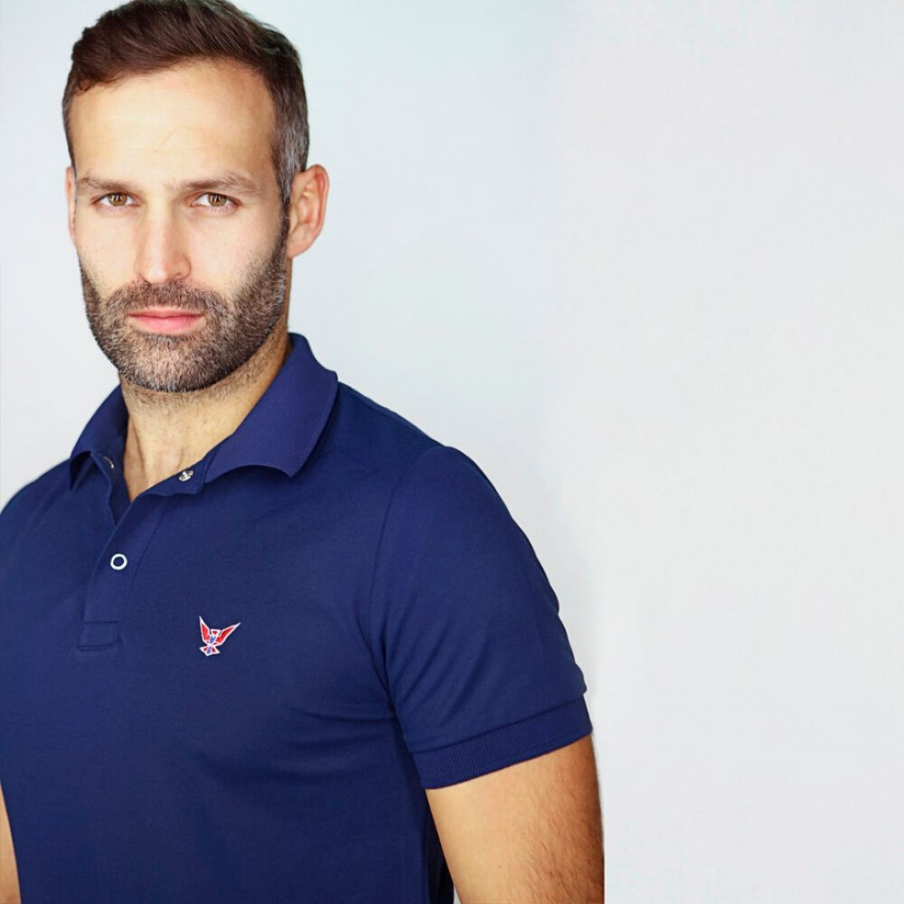 Polo BLEU homme - Manches courtes