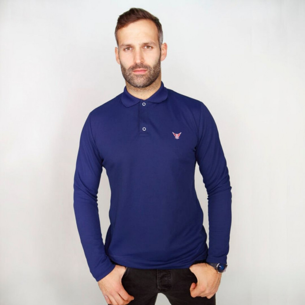 Polo BLEU homme - Manche courte