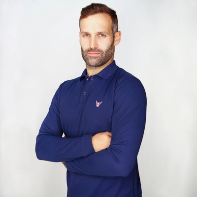 Polo BLEU homme - Manche courte
