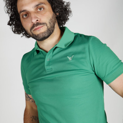 Polo VERT homme - Manches courtes