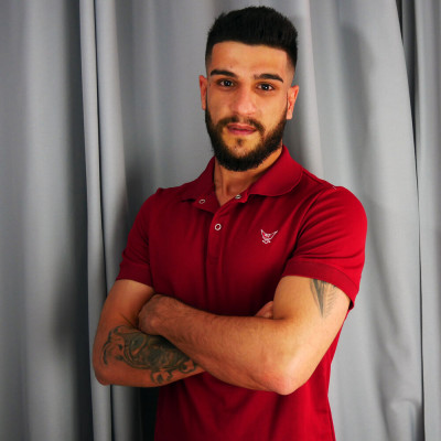 Polo GRENAT homme - Manches courtes