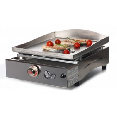 PLANCHA GAZ 1 FEU LAGOA TOUT INOX