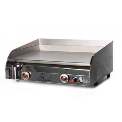 PLANCHA GAZ 2 FEUX BAILA TOUT INOX