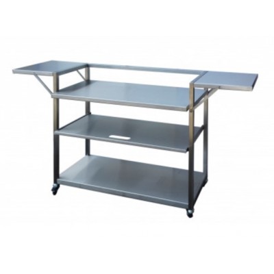 CHARIOT PLANCHA INOX LAGOA 4 FEUX